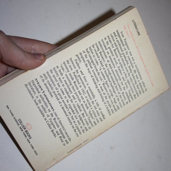 🌿 Fathers and Sons · Ivan Turgenev · 1966 Vintage Paperback (bg) - Picture 3 of 5
